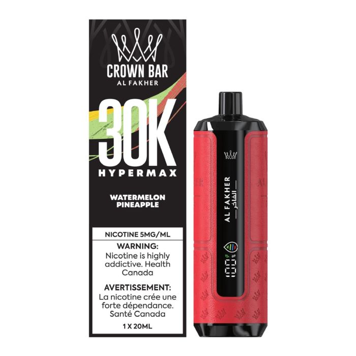 AL FAKHER Crown Bar Hyper Max 30K Disposable Vape – Watermelon Pineapple