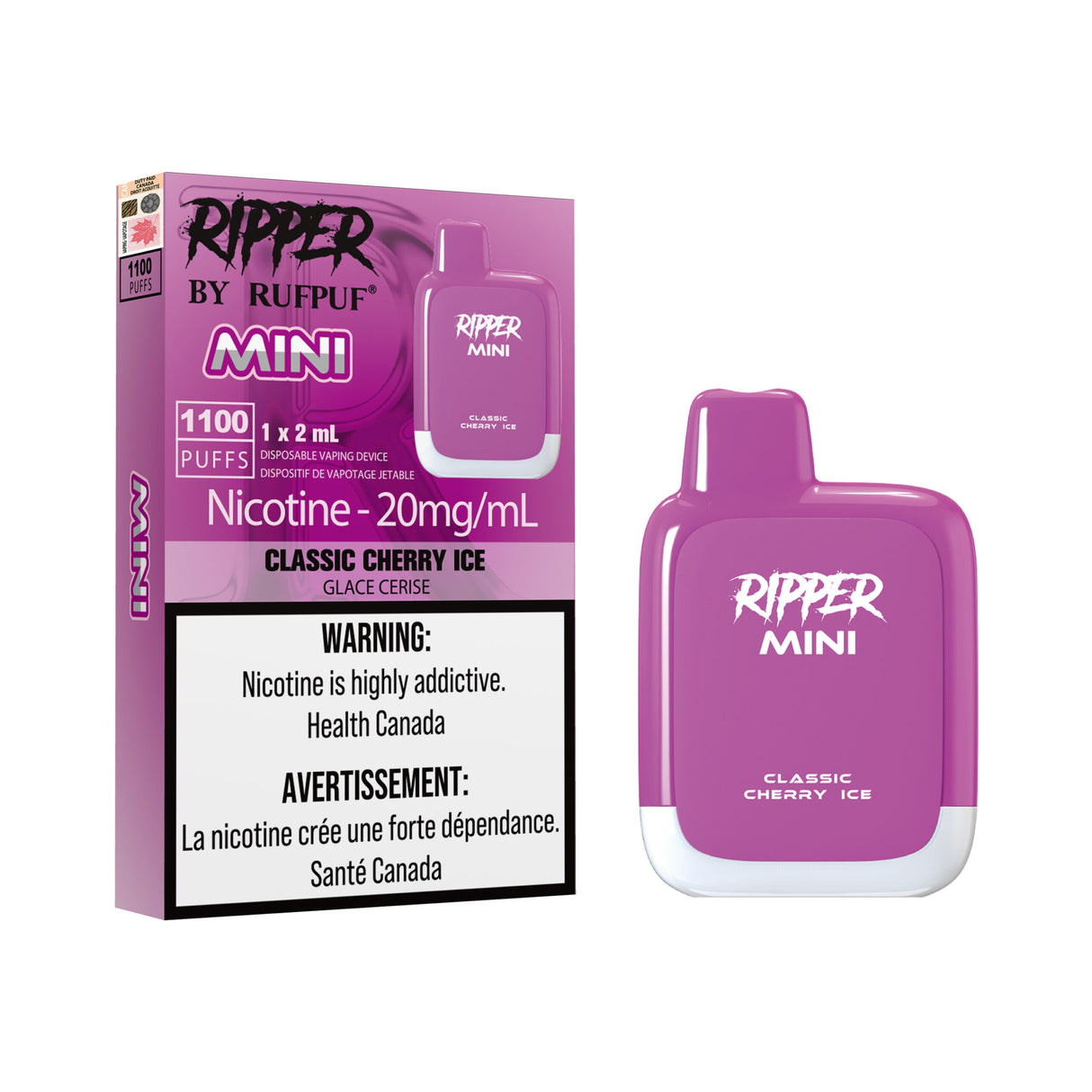 RIPPER by RUFPUF MINI 1100 Puffs Disposable