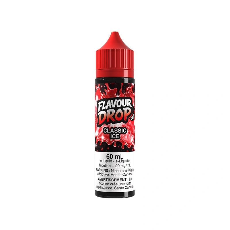 Classic Ice Flavour Drop 60mL Nic Salt e-liquid for pod systems