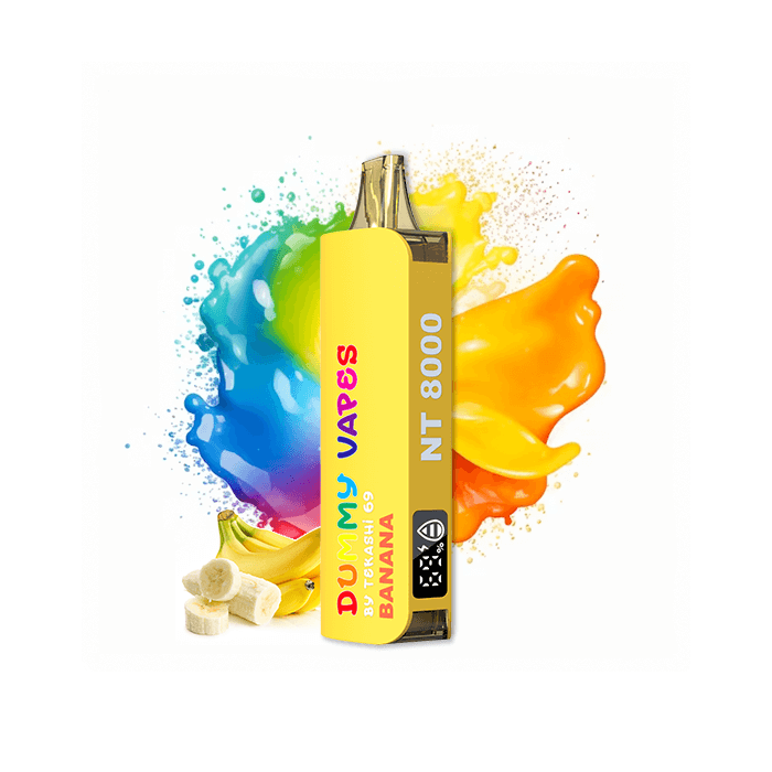 Dummy Vapes 8000 Puffs Disposable Vape- Banana
