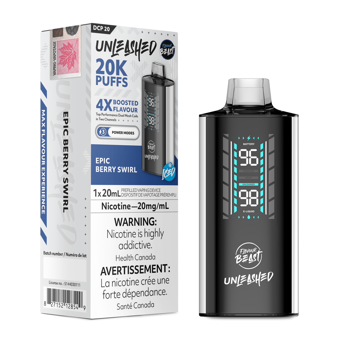 Epic Berry Swirl - Flavour Beast Unleashed DCP 20K Disposable