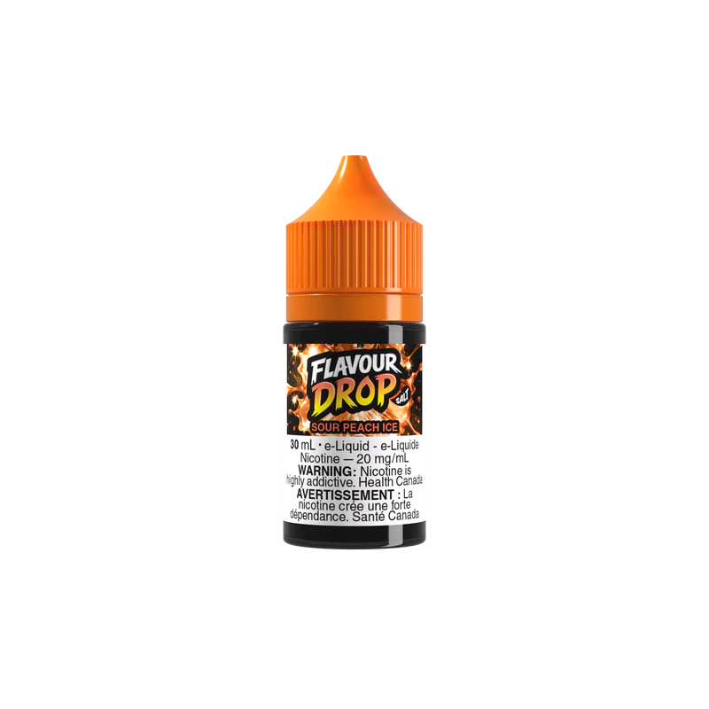 Sour Peach Ice Flavour Drop 30mL Nic Salt