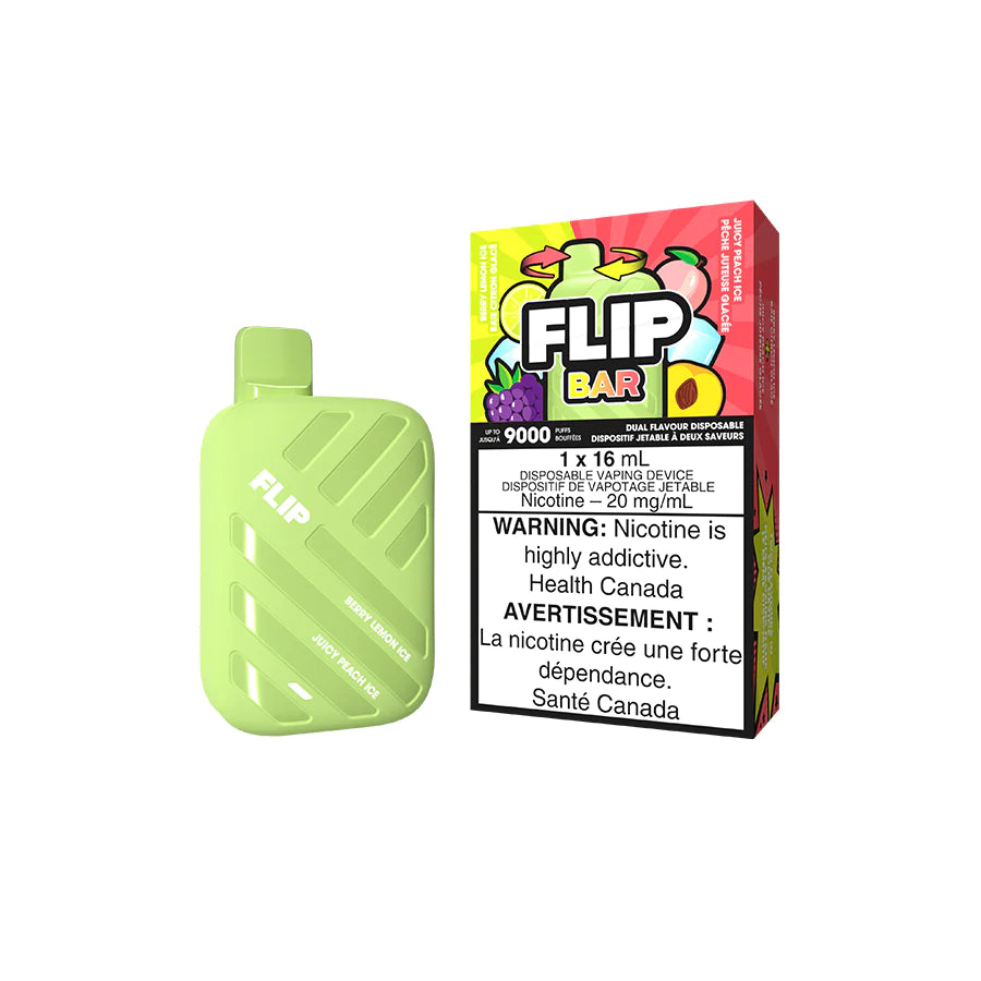 Flip Bar Disposable Vape - Berry Lemon Ice and Juicy Peach Ice