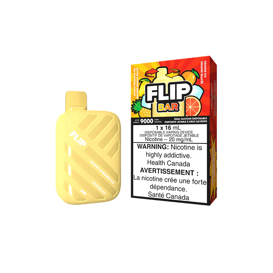 Flip Bar Disposable Vape - Mango Pineapple Ice and Orange Ice