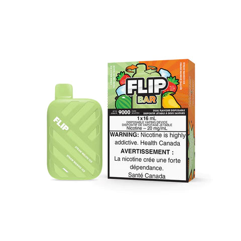 Flip Bar Disposable Vape - Straw Melon Ice and Straw Mango Ice