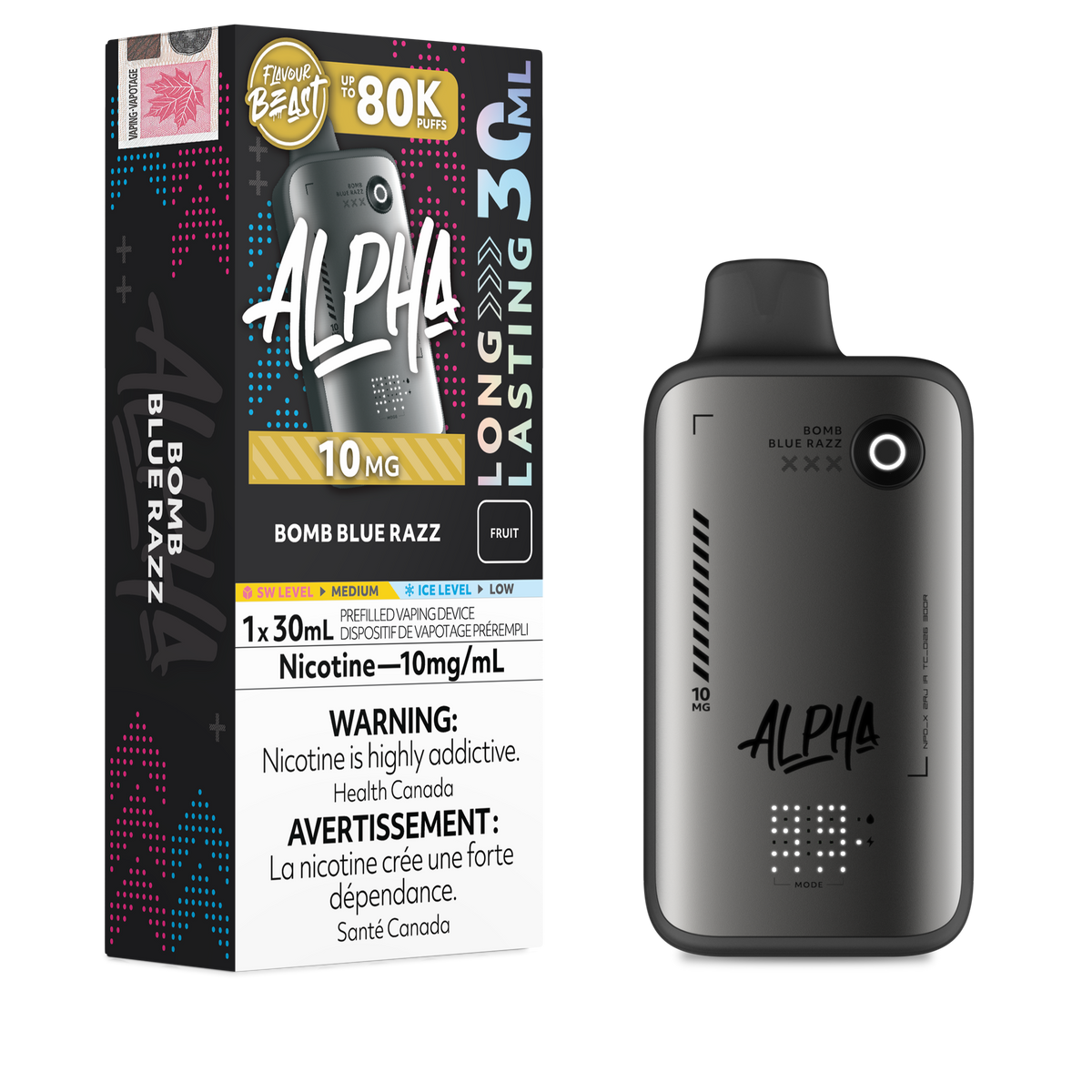 Bomb Blue Razz - Flavour Beast Alpha 80K