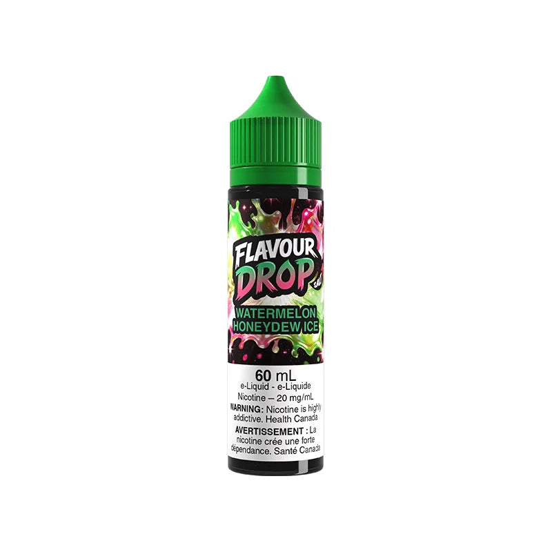 Watermelon Honeydew Ice Flavour Drop 60mL Nic Salt e-liquid with melon ice flavour
