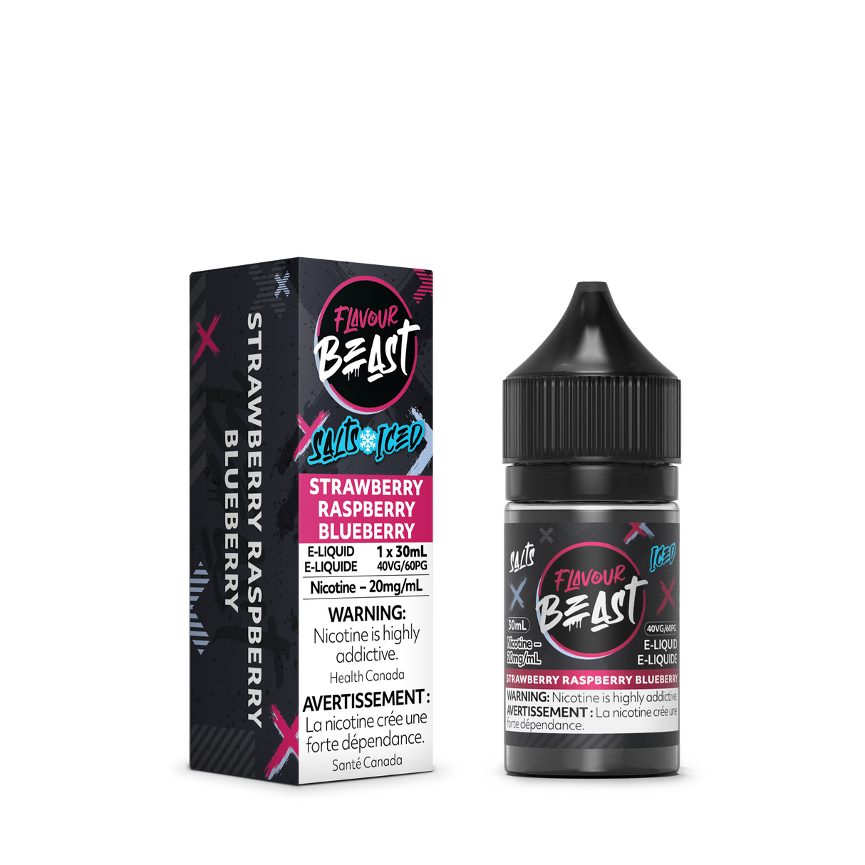 Strawberry Raspberry Blueberry - Flavour Beast Nic Salt E-Liquid
