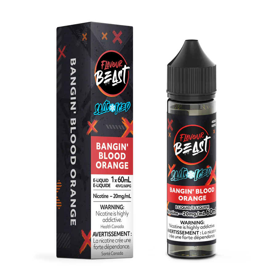 Bangin' Blood Orange Iced - Flavour Beast Nic Salt E-Liquid