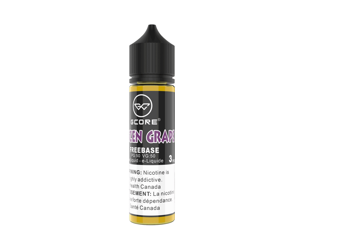 Frozen Grape GCORE 60mL Freebase Vape Juice disposable vape 3mg/ml nicotine