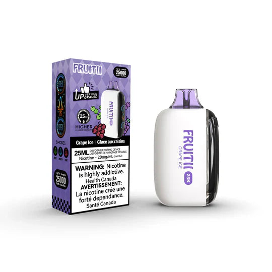 FRUITII 25K (25ml) DISPOSABLE VAPE - GRAPE ICE