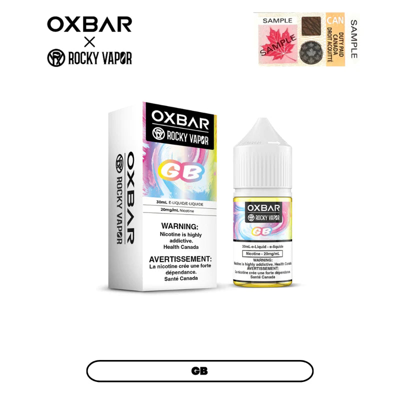 ROCKY VAPOR OXBAR E-LIQUIDS - GB