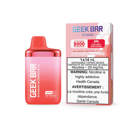 GEEK BAR DF8000 DISPOSABLE - RASPBERRY WATERMELON ICE