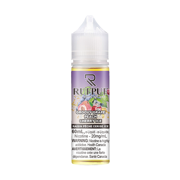Groovy Grape Peach Cherry Ice - Rufpuf Ejuice 60ml