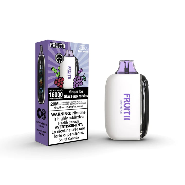 FRUITTI 16K DISPOSABLE VAPE - GRAPE ICE