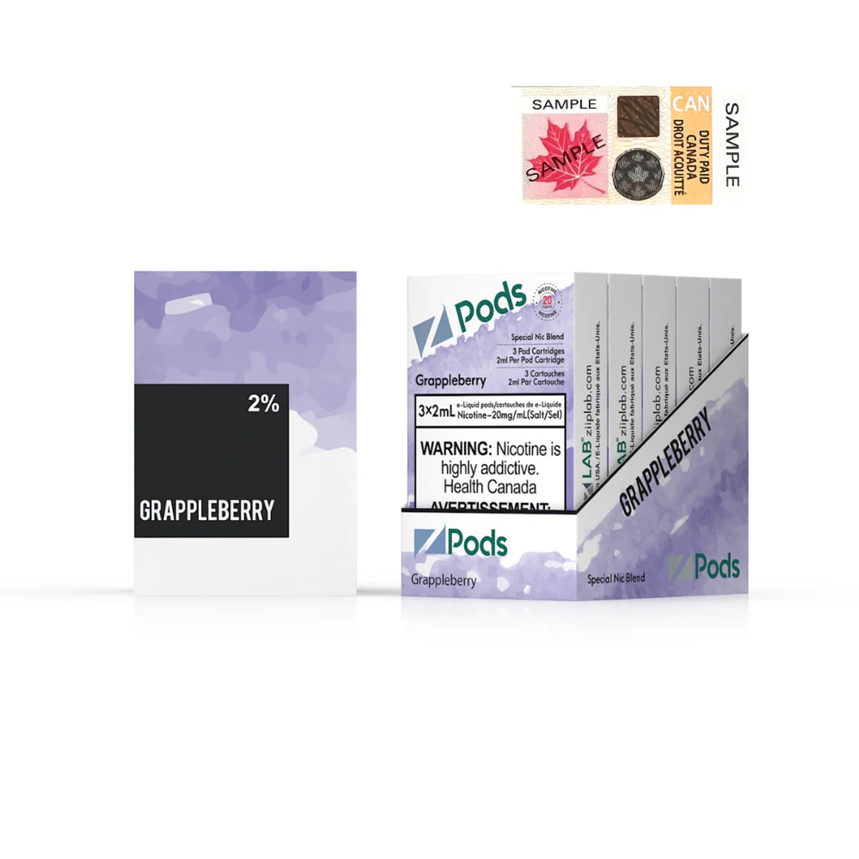 Grapple Berry - Z PODS ( SUPREME NIC BLEND)
