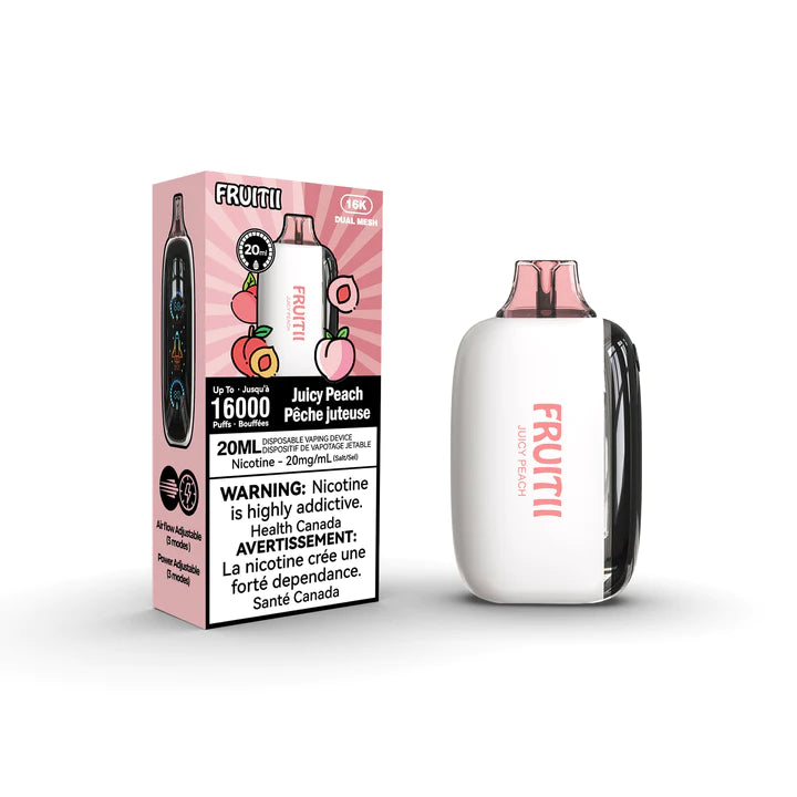 FRUITTI 16K DISPOSABLE VAPE - JUICY PEACH