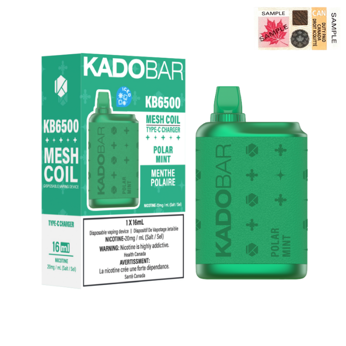 Polar Mint - KadoBar 6500 Disposable Vape