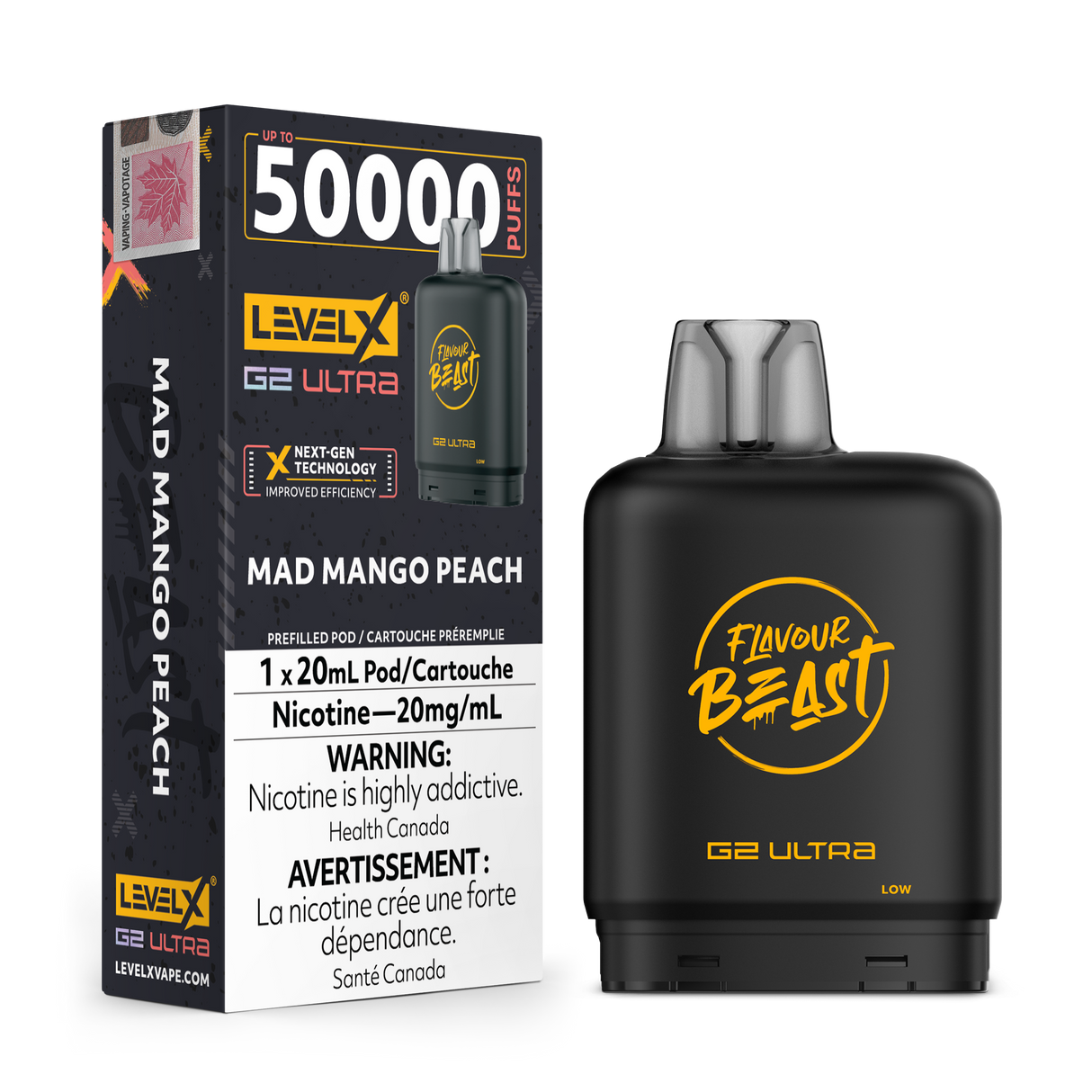 Mad Mango Peach - Level X G2 Ultra 50k Pod