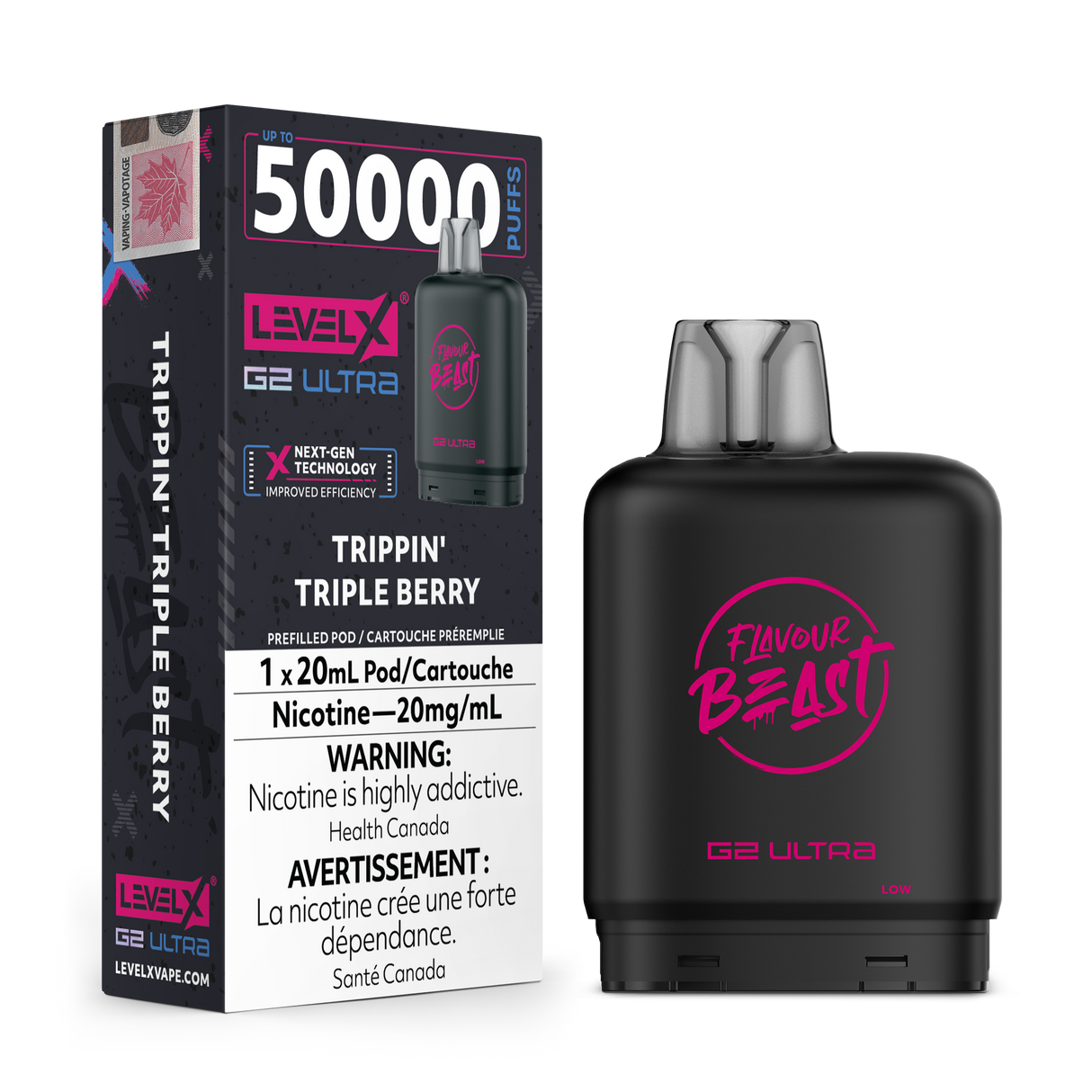 Trippin Triple Berry - Level X G2 Ultra 50k Pod