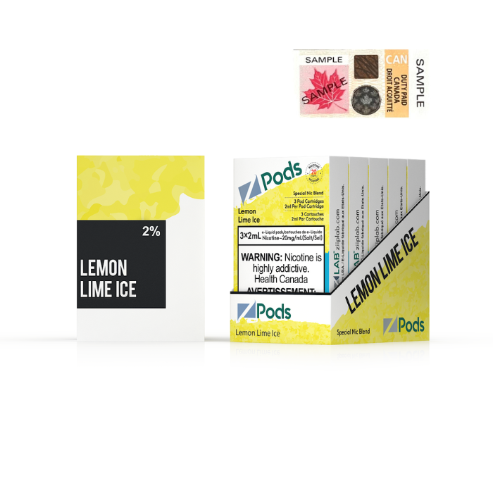 LEMON LIME ICE - Z PODS ( SUPREME NIC BLEND)