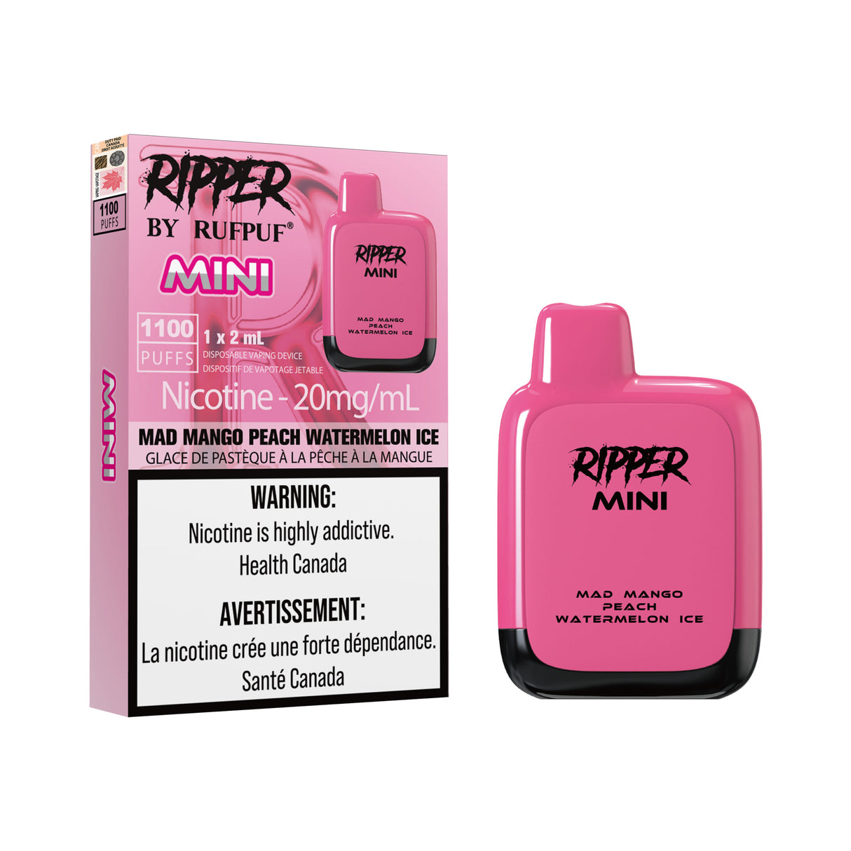 RIPPER by RUFPUF MINI 1100 Puffs Disposable