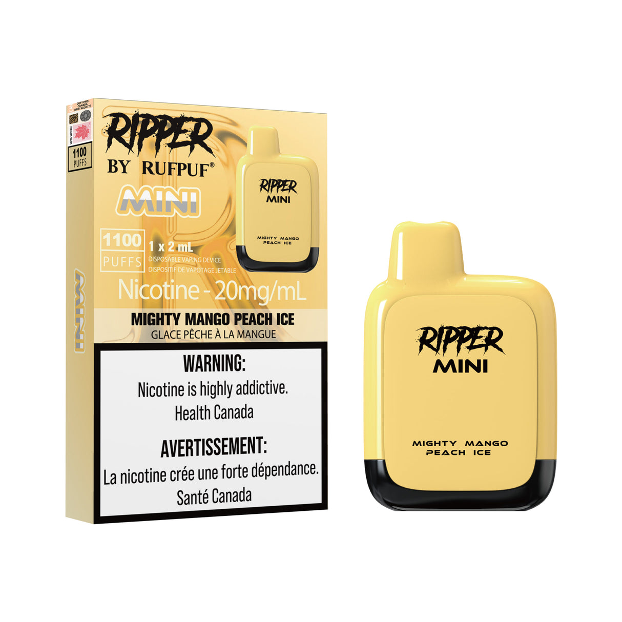 RIPPER by RUFPUF MINI 1100 Puffs Disposable