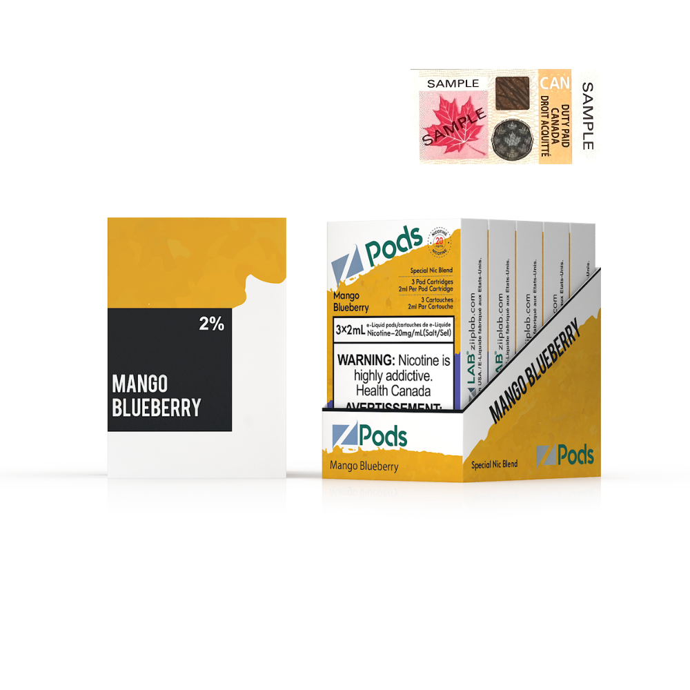 MANGO BLUEBERRY - Z PODS ( SUPREME NIC BLEND)