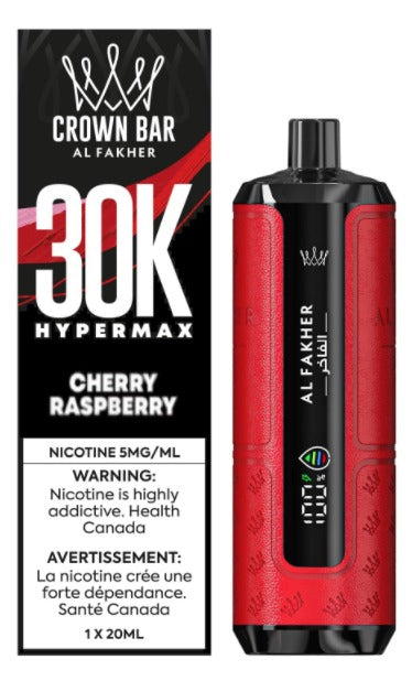 Cherry Raspberry - Al Fakher Crown Bar Disposable Vape 30000