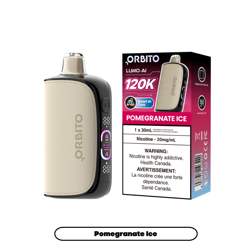 Pomegranate lce - ORBITO LUMO AI 120K Disposable Vape