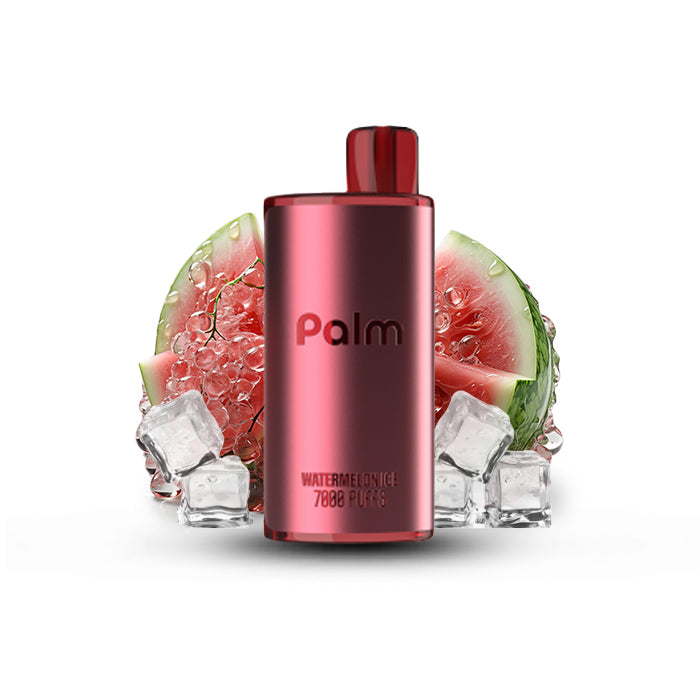 WATERMELON ICE - Pop PALM 7000 Puffs Disposable Vape
