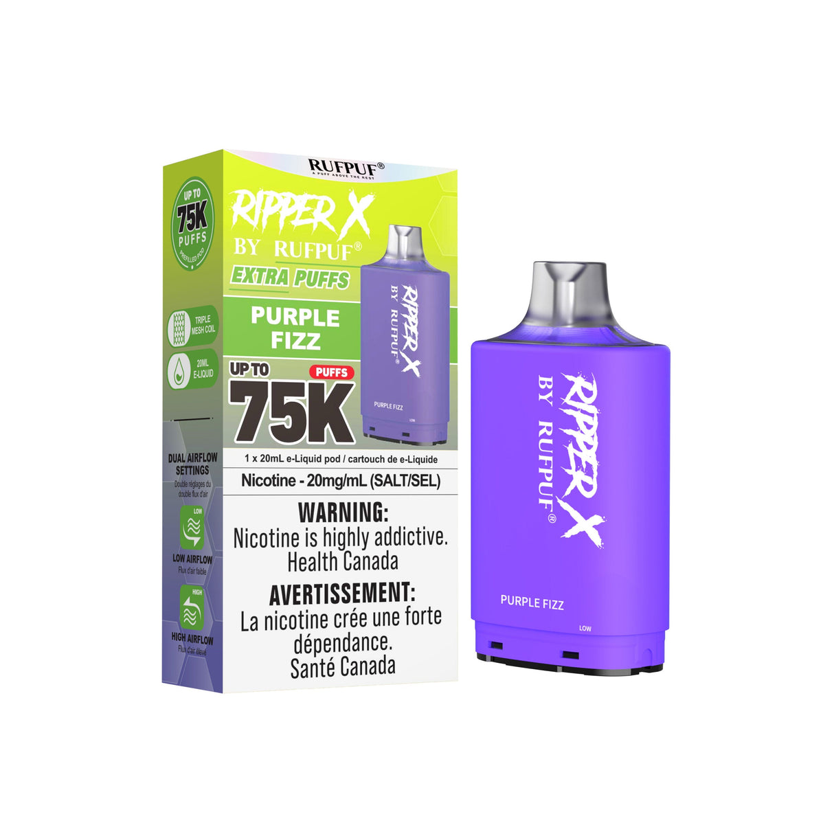 Purple Fizz - Ripper X 75k Pod