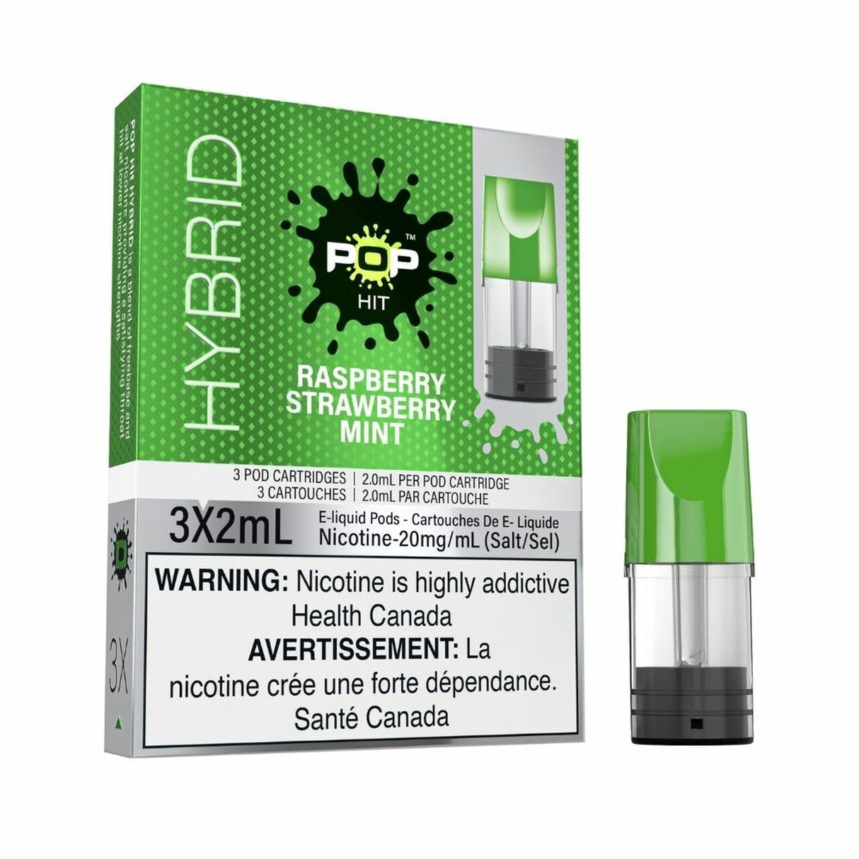 Raspberry Strawberry Mint - POP HIT HYBRID PODS
