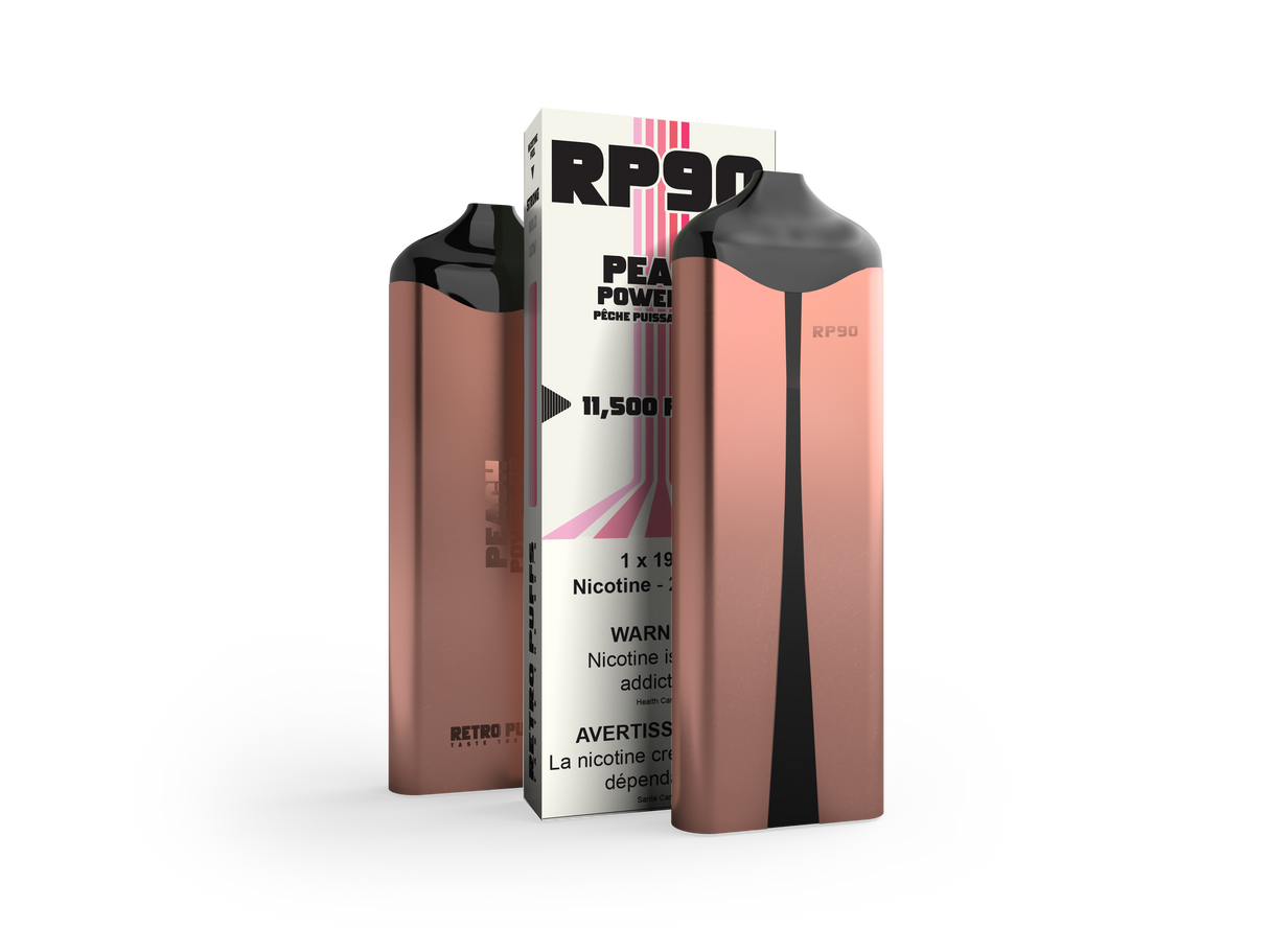 Boosted RP90 Disposable Vape - Peach Power-Up, 11,500 Puffs