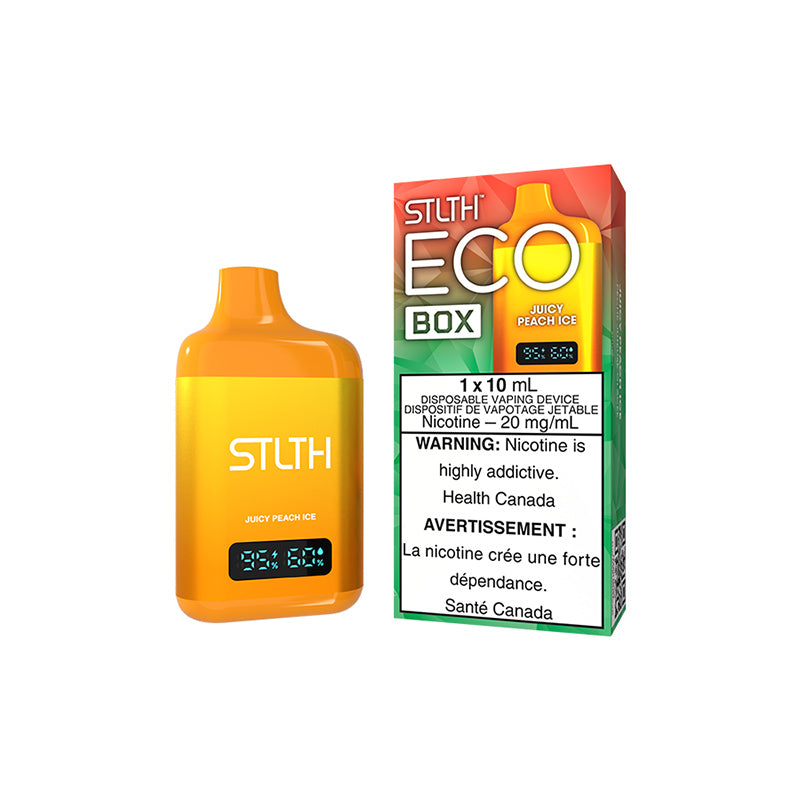 Stlth Eco Box Disposable - JUICY PEACH ICE