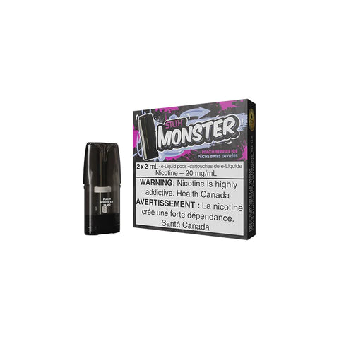 STLTH MONSTER POD PACK - PEACH BERRIES ICE