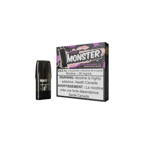 Stlth Monster Pod Pack Peach Dragonfruit Ice