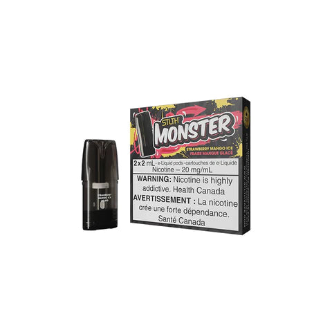 STLTH MONSTER POD PACK - STRAWBERRY MANGO ICE