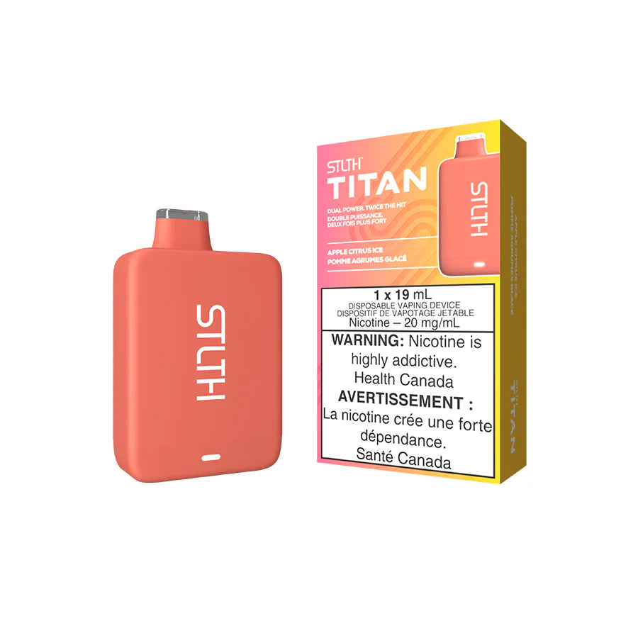 STLTH TITAN 10K DISPOSABLE - APPLE CITRUS ICE