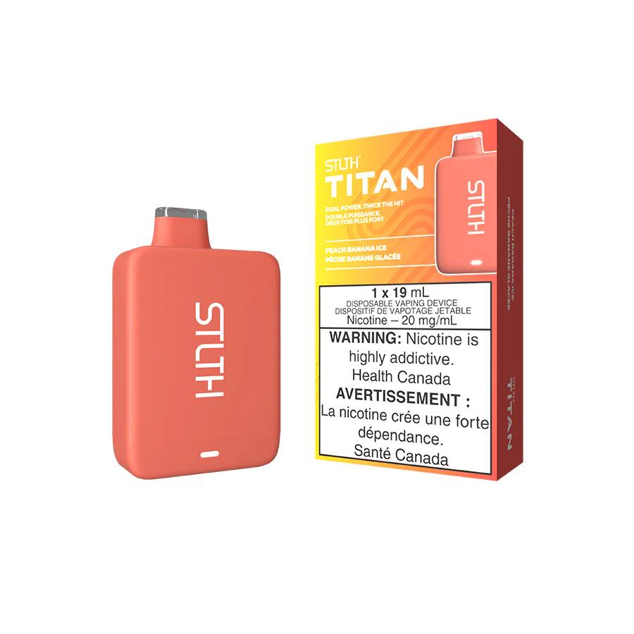 STLTH TITAN 10K DISPOSABLE - PEACH BANANA ICE