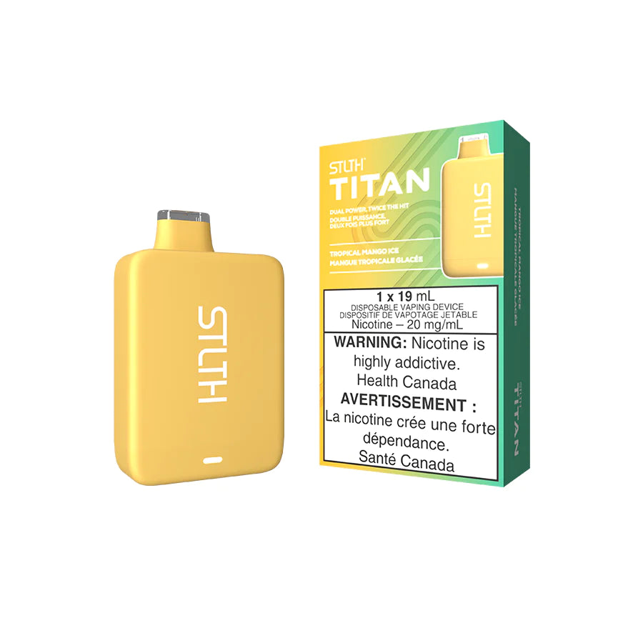 STLTH TITAN 10K DISPOSABLE - TROPICAL MANGO ICE