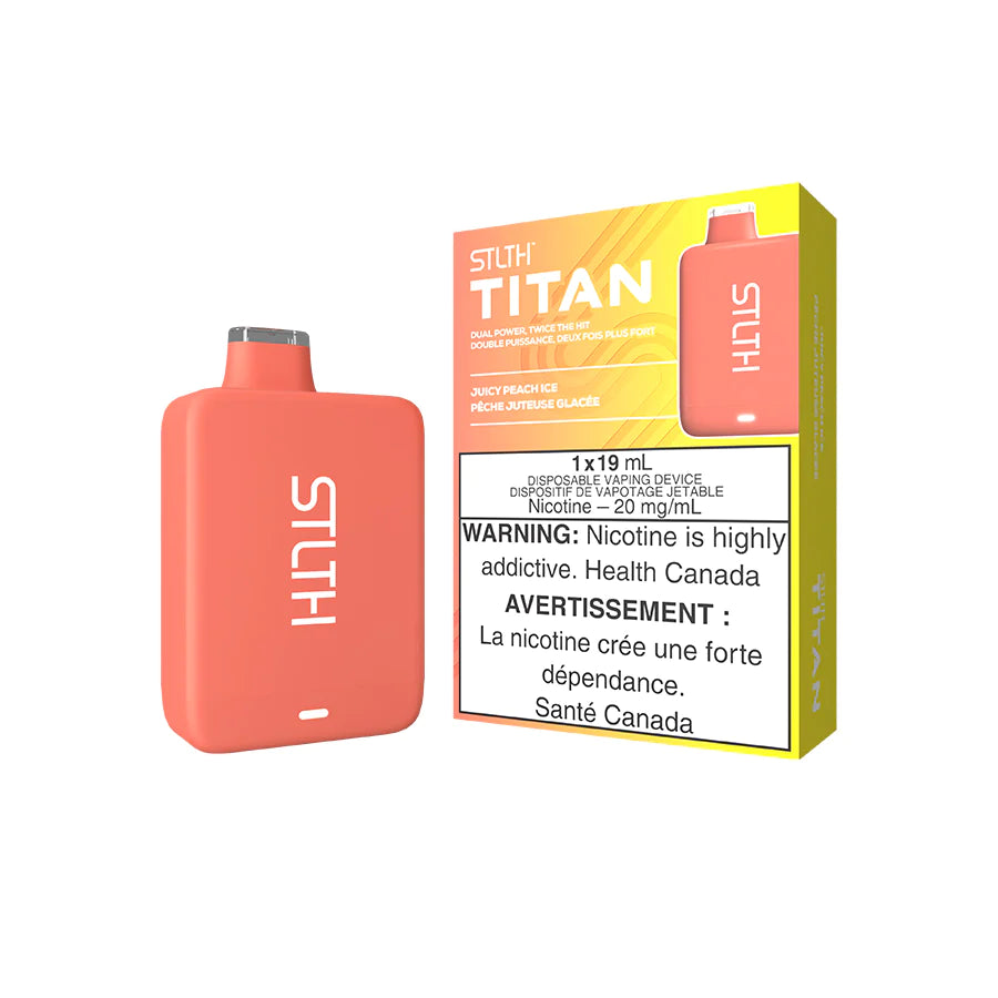STLTH TITAN 10K DISPOSABLE- JUICY PEACH ICE