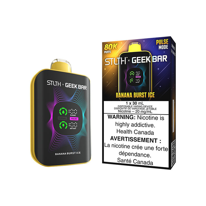 BANANA BURST ICE - STLTH X GEEK BAR 80k DISPOSABLE VAPE