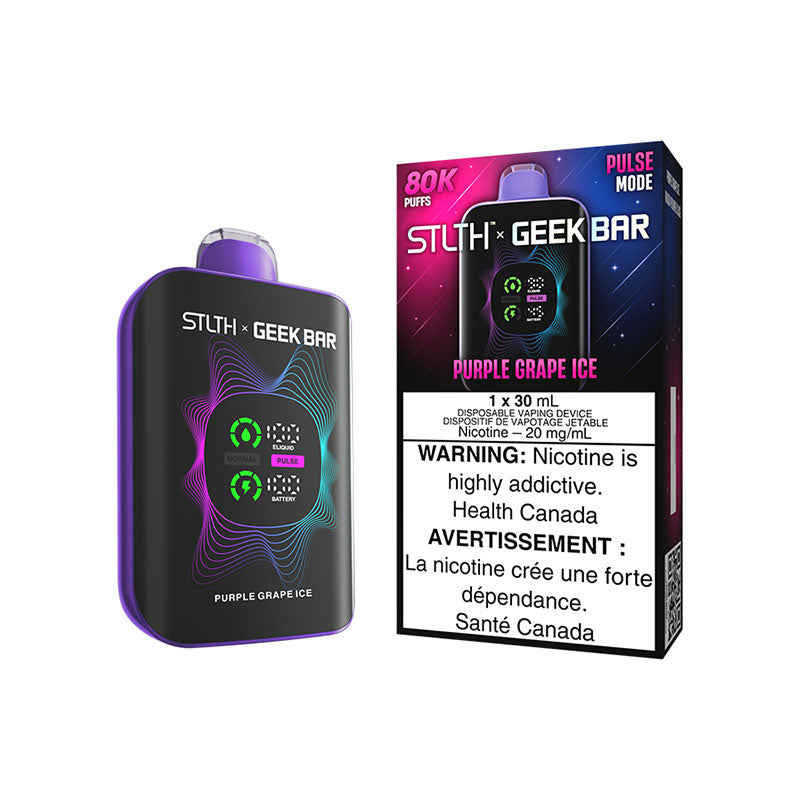 STLTH X GEEKBAR 80000 Puffs Disposable Vape - Purple Grape Ice