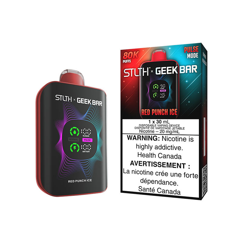 STLTH X GEEKBAR 80000 Puffs Disposable Vape - Red Punch Ice