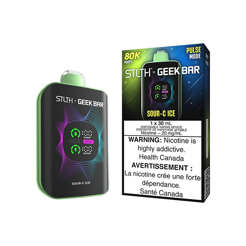 STLTH X GEEKBAR 80000 Puffs Disposable Vape - Sour-C Ice