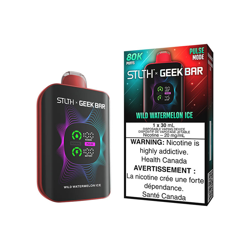 STLTH X GEEKBAR 80000 Puffs Disposable Vape - Wild Watermelon Ice