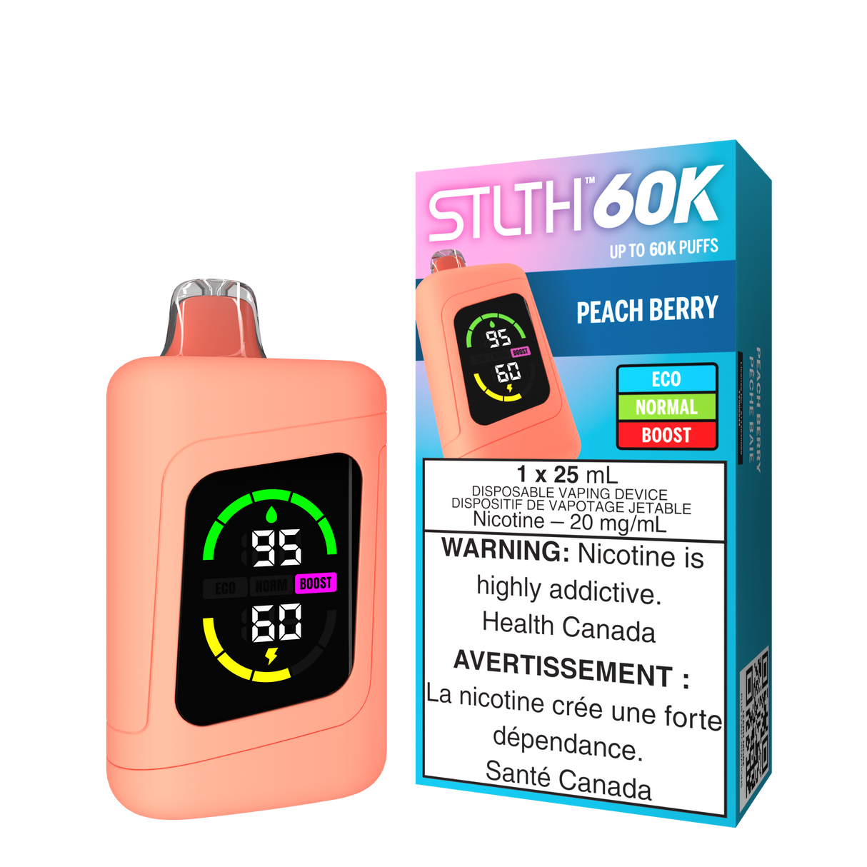 PEACH BERRY - STLTH 60K DISPOSABLE