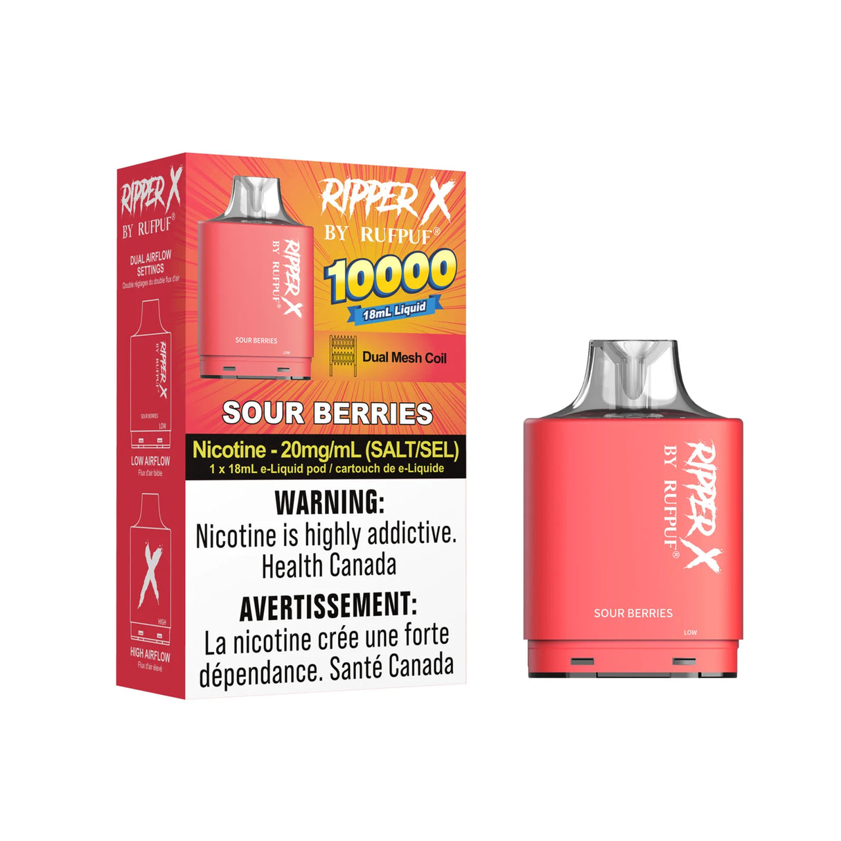 Sour Berries - Rufpuf Ripper X 15K Pod