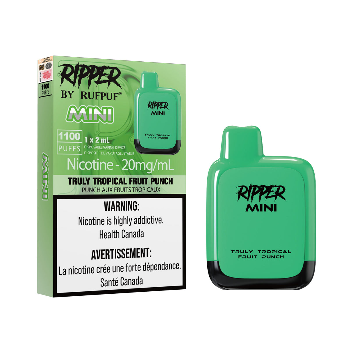 RIPPER by RUFPUF MINI 1100 Puffs Disposable